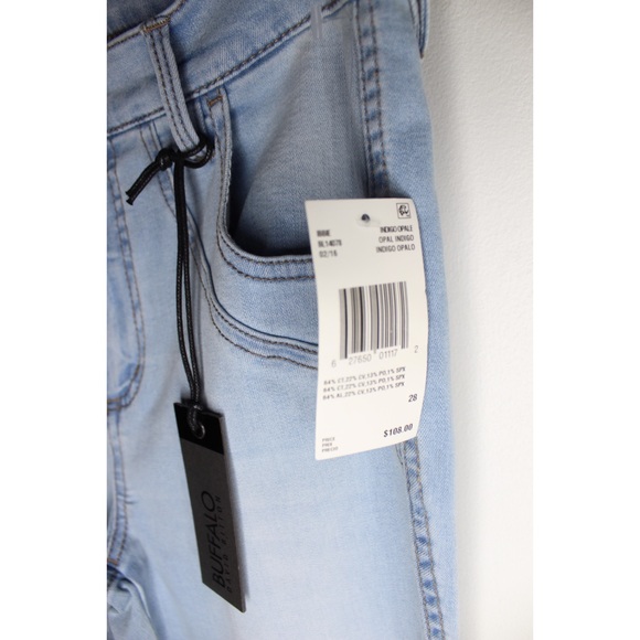 Buffalo David Bitton NWT Ibbie Light Wash High Rise Flare Leg Jeans 28 6 - Picture 3 of 8